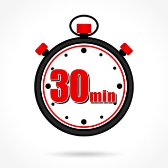 réponse sous 30 min réponse sous 30 min
